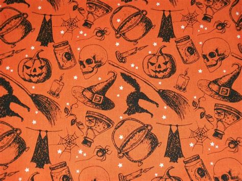 Halloween Fabric By The Yard Black Cat Fabric Windham | Etsy | Halloween fabric, Halloween ...