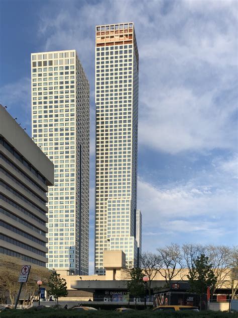 Exterior Work on Journal Squared's Second and Tallest Tower Nears Completion, in Journal Square ...