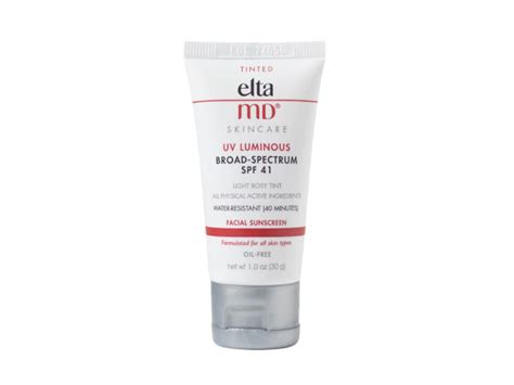 EltaMD UV Luminous Facial Sunscreen, SPF 41, 1 oz/30 mL Ingredients and Reviews