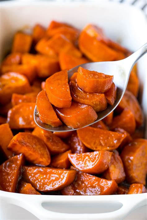 Candied Sweet Potatoes - Dinner at the Zoo