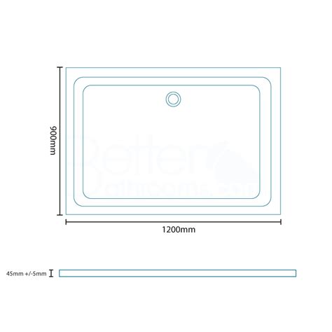 Easy Plumb 1200 x 900 Rectangular Shower Tray