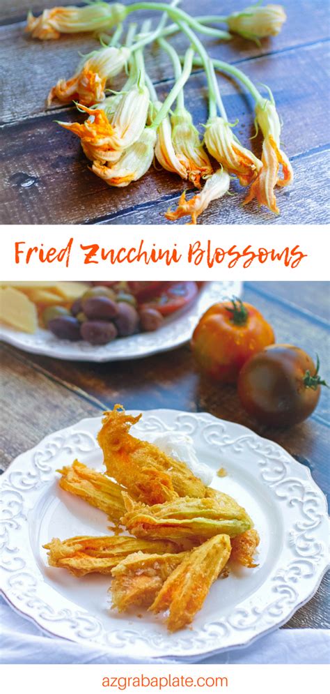 Fried Zucchini Blossoms make a lovely summertime appetizer.