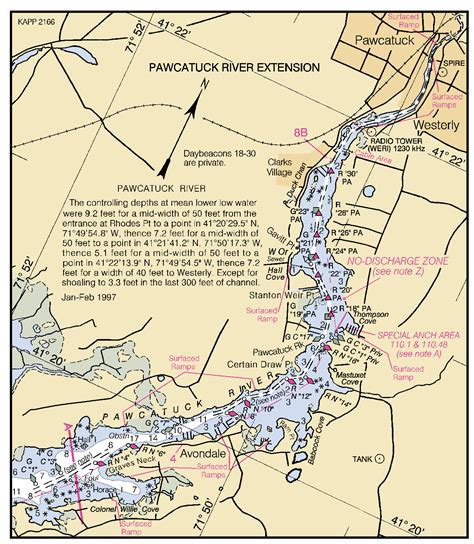 PAWCATUCK RIVER EXTENSION nautical chart - ΝΟΑΑ Charts - maps