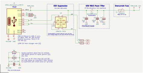 filter - USB-C port circuit design: ESD, filtering, short-circuit ...