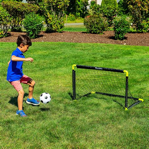 Franklin Sports Kids Mini Soccer Goal Set - Backyard/Indoor Mini Net and Ball Set with Pump ...