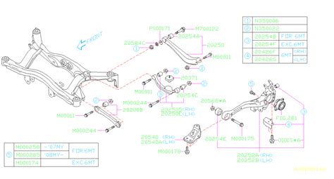 Subaru Legacy Suspension Trailing Arm (Right, Rear) - 20252AG021 | Subaru Parts Corp., Conway SC