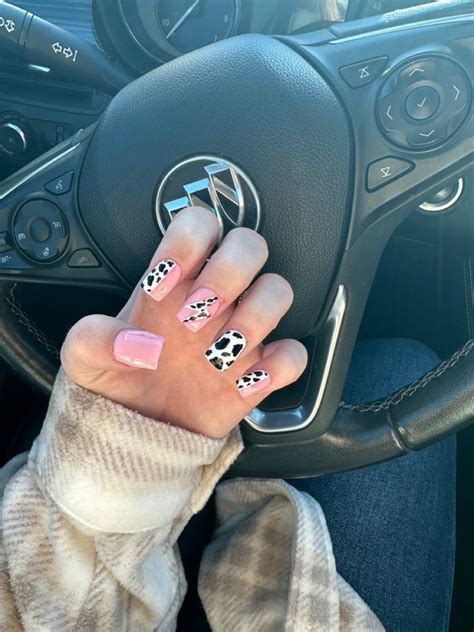 Cow print nails | Cow print, Nails, Print