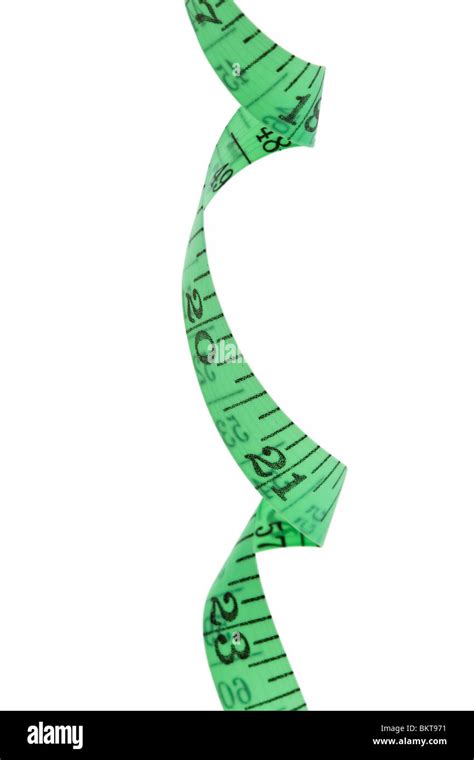 Green Tape Measure close up Stock Photo - Alamy