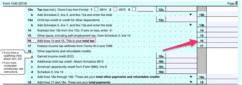 Federal Income Tax Return