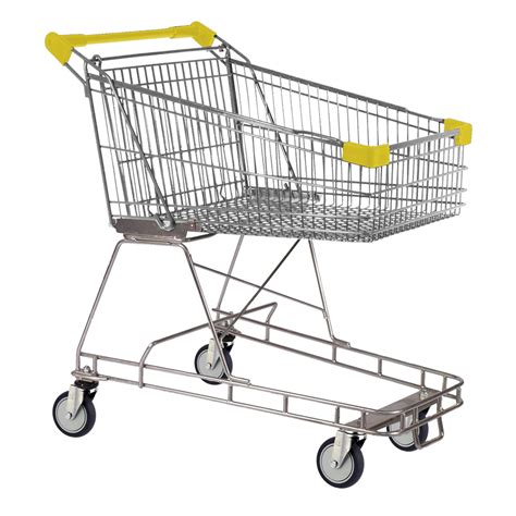 100 Litre Yellow Supermarket Shopping Trolley Cart – T100-ZSSSS60660 ...