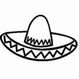 Sombrero Sombreros Clipartkey Lesson07 Sketch Coloring Page sketch template