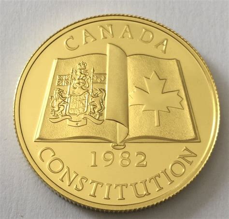 Canada – 100 Dollars 1982 'Constitution' – ½ oz gold - Catawiki