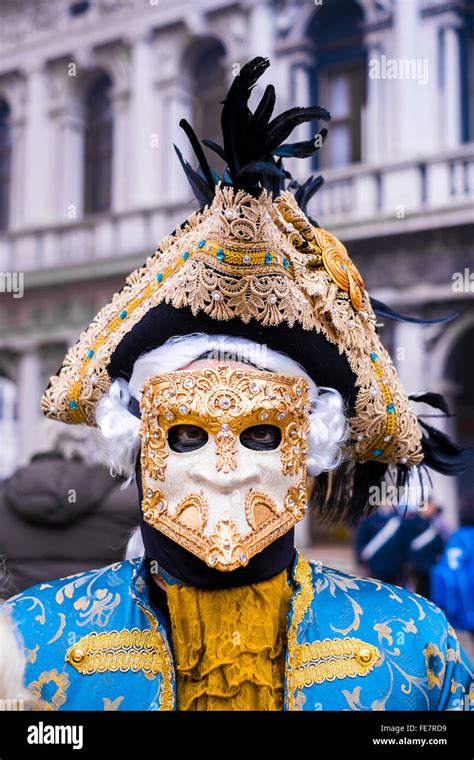 A Venetian carnival costume, Italy Stock Photo - Alamy