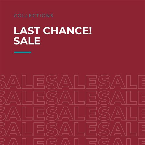 Last Chance! SALE