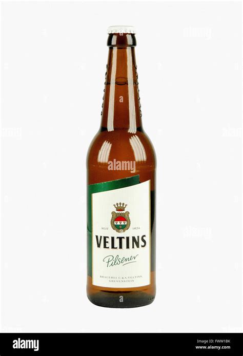 Veltins Pilsener beer bottle Stock Photo - Alamy