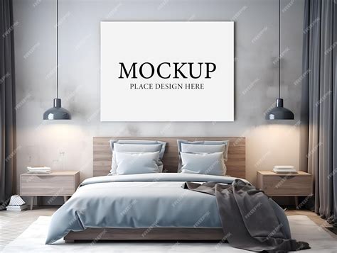 Premium PSD | Blank white canvas mockup psd file