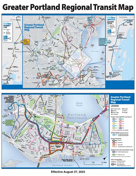 Route Maps | Greater Portland Transit, ME