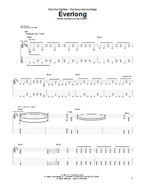 Everlong | Sheet Music Direct