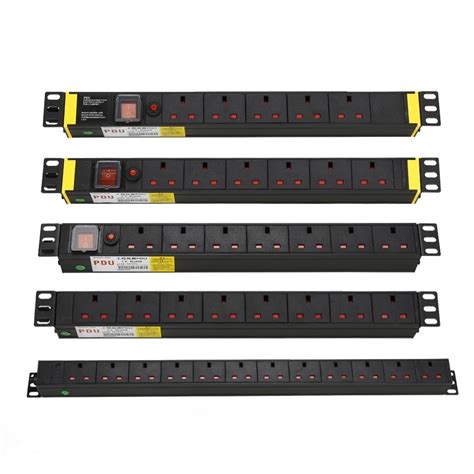 1u 19 Inch Network Server Rack Power Distribution PDU - Network Server Rack Mount and UK PDU