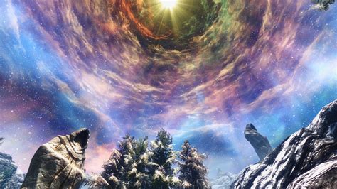 The Sky in Sovngarde : skyrim