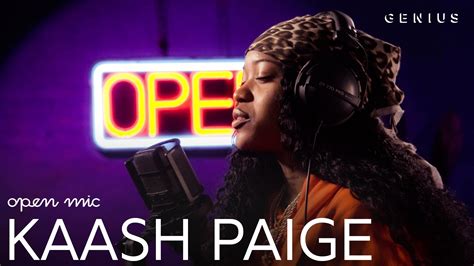 Kaash Paige Performs “Love Songs” Live At Genius | Kaash Paige was straight floating during her ...