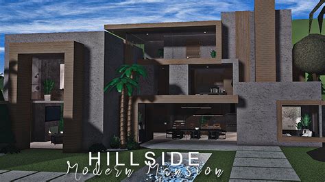 Bloxburg: Hillside Modern Mansion 100k | NO LARGE PLOT | BLOXBURG ...