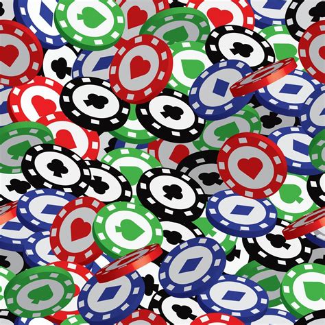 Poker Chips seamless pattern, Jackpot or winner concept. Poker Chips pattern for fabric, baby ...