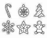 Christmas Cookie Coloring Pages  15 Free PDF Printables sketch template