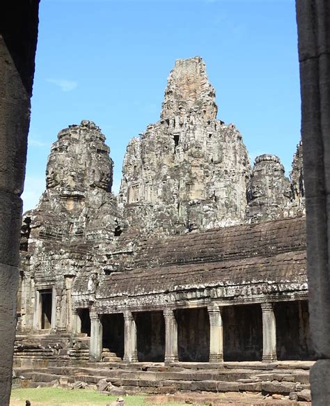 Bayon Temple, Angkor Thom, Cambodia | Angkor thom, Angkor, Places to visit