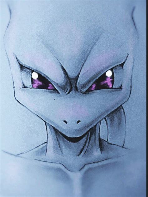 Mewtwo by Potato-kun69 | Mew and mewtwo, Pokemon sketch, Pikachu art