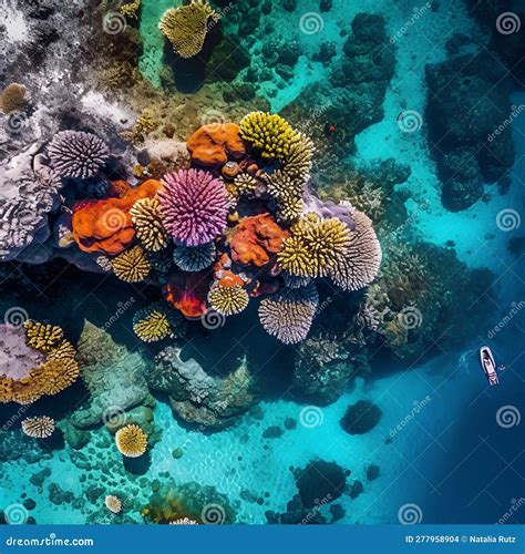 Pristine Coral Reef Teeming With Life Stock Image | CartoonDealer.com ...