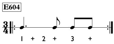 Dotted Quarter Note Rhythm Exercises - Time Lines, Unit 6