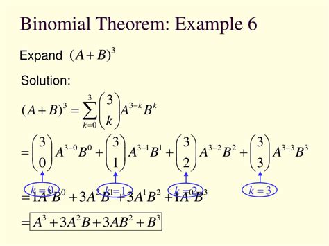 PPT - The Binomial Theorem PowerPoint Presentation, free download - ID:1266454