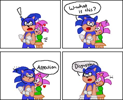 Pixilart - Sonic & Amy Comic by I-like-Sonic-91