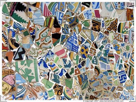 mosaic patterns @ park guell | Mosaic art, Gaudi mosaic, Mosaic