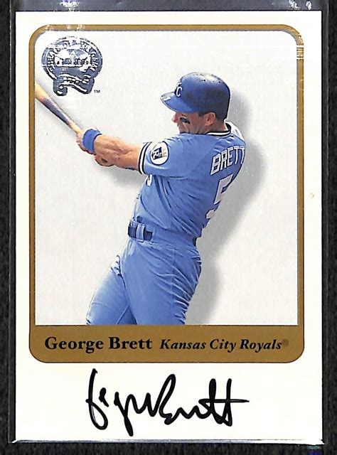 Lot Detail - 2001 Fleer Greats Of The Game George Brett SP Autograph Card