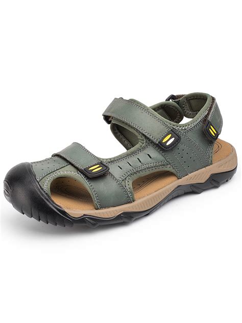 Tanleewa - Men's Waterproof Hiking Sandals Closed Toe Water Shoes ...