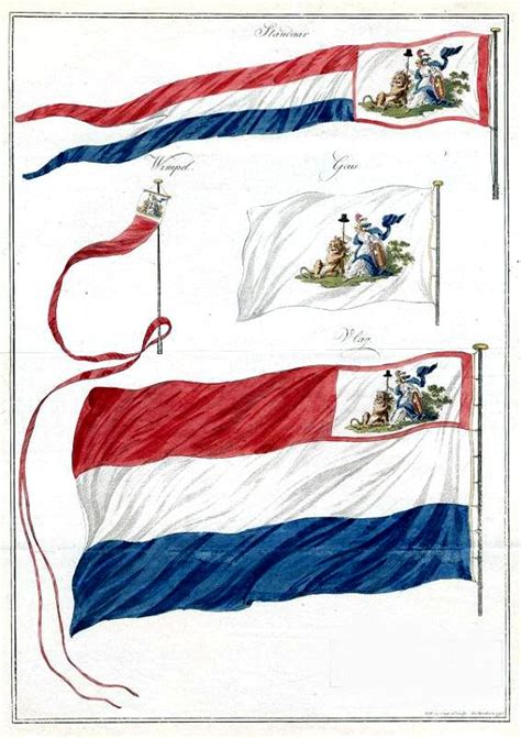 Flags of the Batavian Republic - 巴達維亞共和國 - 維基百科，自由的百科全書 | Dutch flag, Flag, Dutch east indies