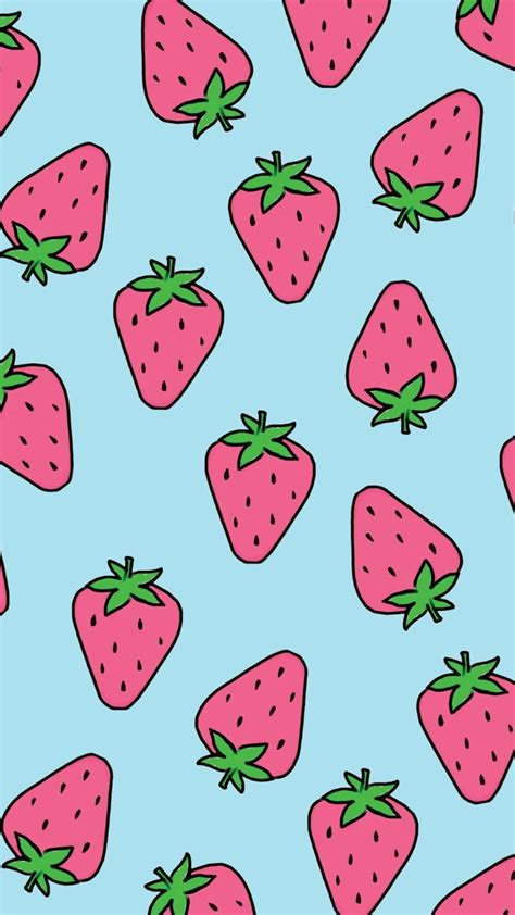 Kawaii Strawberry Wallpapers - Top Free Kawaii Strawberry Backgrounds ...