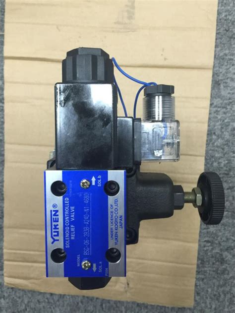 Yuken BSG Series Solenoid Controlled Relief Valve