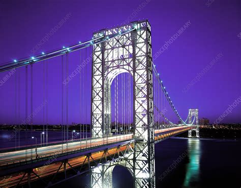 George Washington Bridge - Stock Image - T838/0148 - Science Photo Library