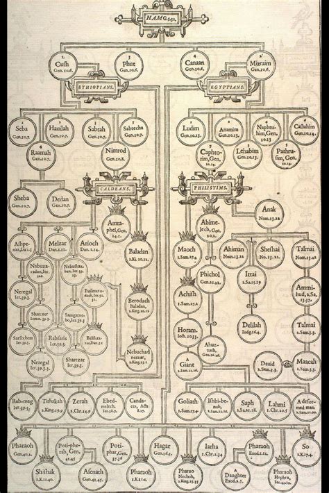 Adam And Eve Family Tree List Printable