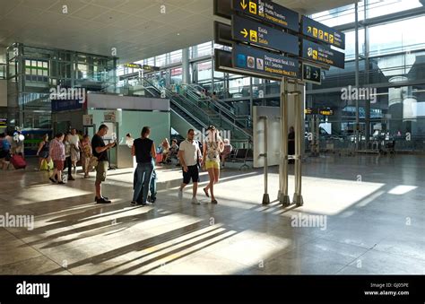 alicante airport arrivals terminal, spain Stock Photo - Alamy