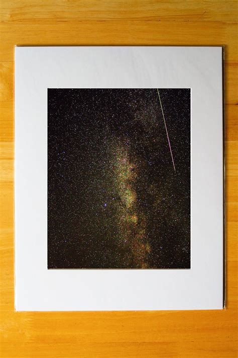 Perseid Meteor Shower With Milky Way 8x10 Photo Print in 11x14 Matte ...