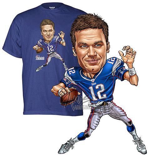 Tom Brady Cartoon Drawing