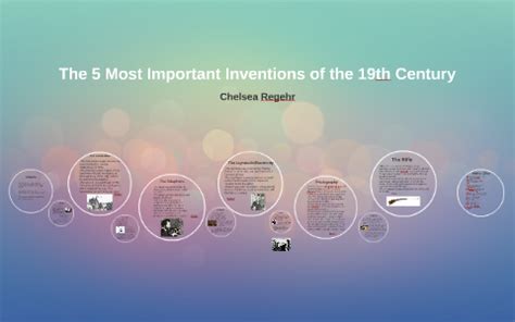 The 5 Most Important Inventions of the 19th Century by Chelsea Regehr on Prezi