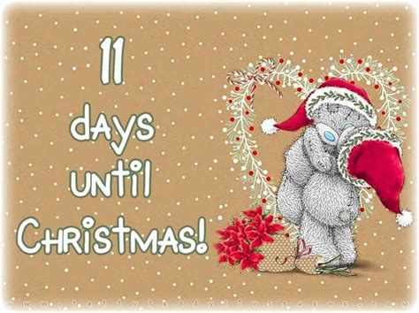 11 days till Christmas | Christmas countdown, Tatty teddy, Days till christmas