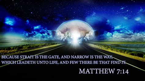 The Road To Heaven Matthew 7-14 HD Wallpaper | Heaven wallpaper, Course in miracles, Way to heaven