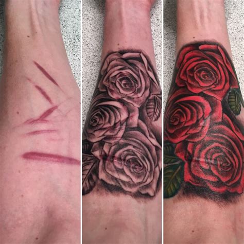 Scars cover up done by Chris @ Atticus Tattoo in Calgary, AB : r/tattoos