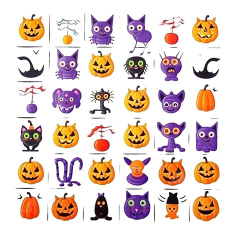 Completing The Pattern Educational Game For Children With Spooky Halloween Characters, Kids ...